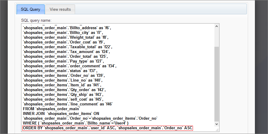 webreports_sort_sql